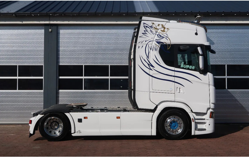 Vilcējs Scania 540S NGS FULL AIR/ RETARDER/ ALCOA/ LEATHER/ 2X TANK/ PARK AIRCO: foto 17