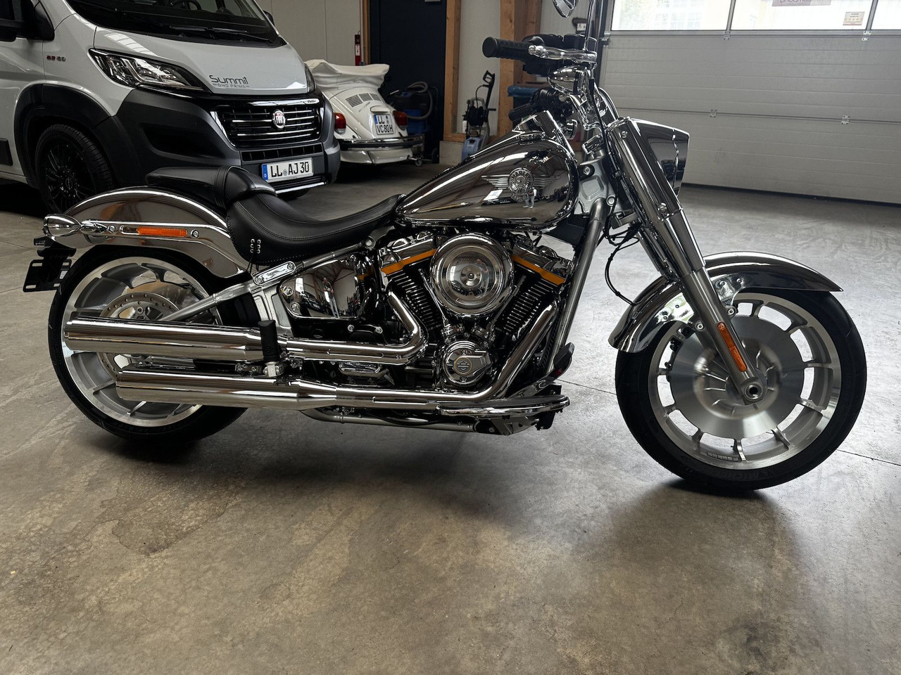 Harley-Davidson FLSTFI Fat Boy Gray Ghost 117 - Motocikls: foto 4 Harley-Davidson FLSTFI Fat Boy Gray Ghost 117 - Motocikls: foto 4