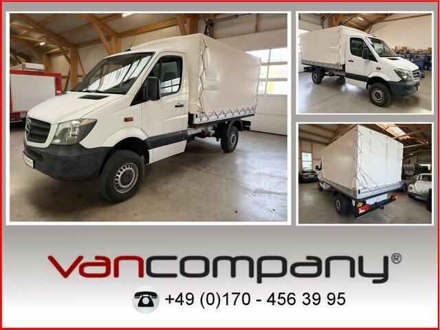 MERCEDES-BENZ Sprinter 316 CDI Pritsche 4x4 Allrad Plane... - Automašīna ar kravas platformu: foto 1 MERCEDES-BENZ Sprinter 316 CDI Pritsche 4x4 Allrad Plane... - Automašīna ar kravas platformu: foto 1