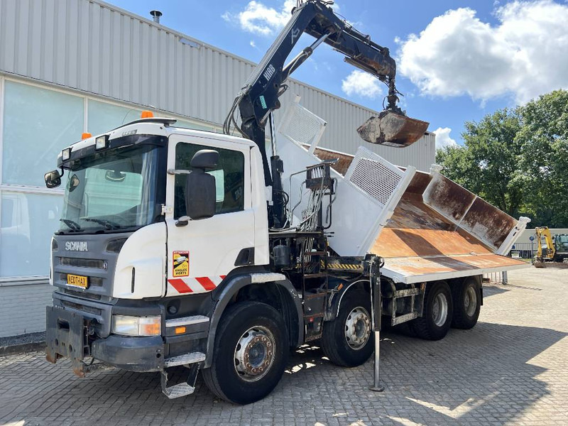 Scania P 400 8X4 KIPPER 2010 + HIAB Crane EURO 5 - Kravas automašīna pašizgāzējs, Kravas auto ar manipulatoru: foto 5 Scania P 400 8X4 KIPPER 2010 + HIAB Crane EURO 5 - Kravas automašīna pašizgāzējs, Kravas auto ar manipulatoru: foto 5