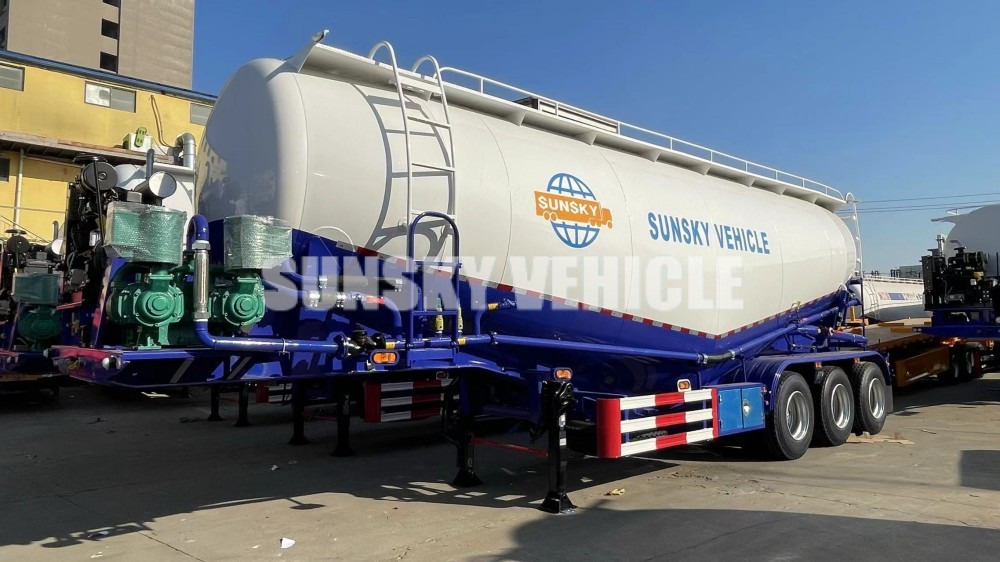 SUNSKY bulk cement trailer - Puspiekabe cisterna: foto 1 SUNSKY bulk cement trailer - Puspiekabe cisterna: foto 1