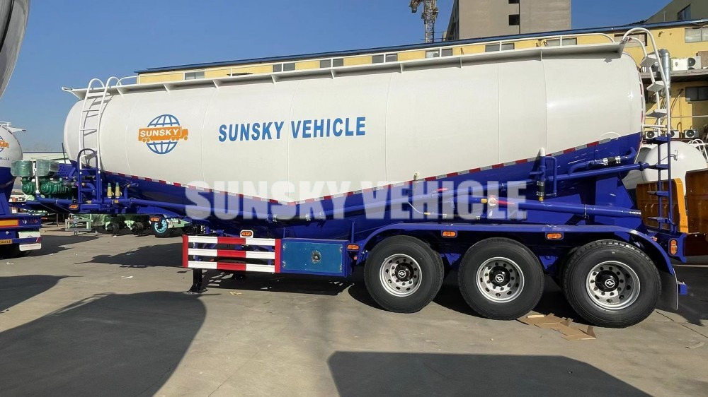 SUNSKY bulk cement trailer - Puspiekabe cisterna: foto 5 SUNSKY bulk cement trailer - Puspiekabe cisterna: foto 5