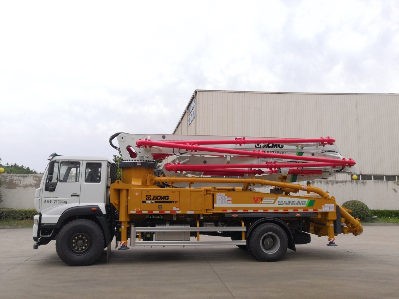 Betona sūknis XCMG Factory Hb37V 2023 Year 37m Schwing Used Concrete Pump Truck for Sale: foto 6