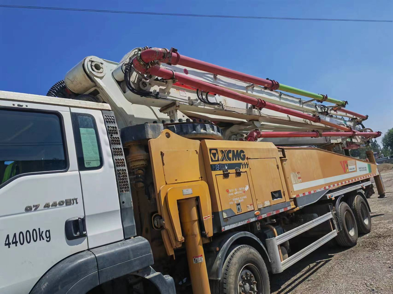 XCMG Official Concrete Construction Machinery HB62V 62m Used Mobile Concrete Pump for Sale - Betona sūknis: foto 4 XCMG Official Concrete Construction Machinery HB62V 62m Used Mobile Concrete Pump for Sale - Betona sūknis: foto 4