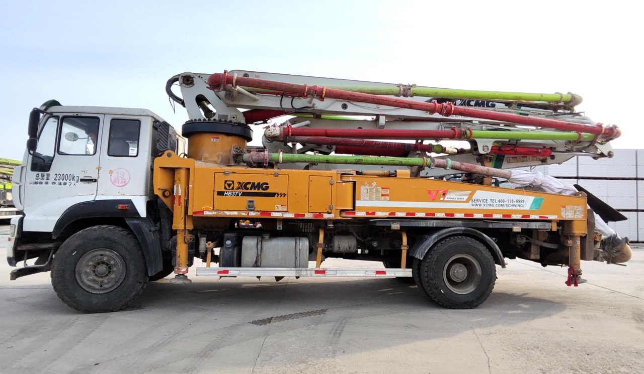 XCMG Official Concrete Machine HB37V Mini Concrete Pump 37m Used Diesel Concrete Mixer Pump Truck Price - Betona sūknis: foto 4 XCMG Official Concrete Machine HB37V Mini Concrete Pump 37m Used Diesel Concrete Mixer Pump Truck Price - Betona sūknis: foto 4