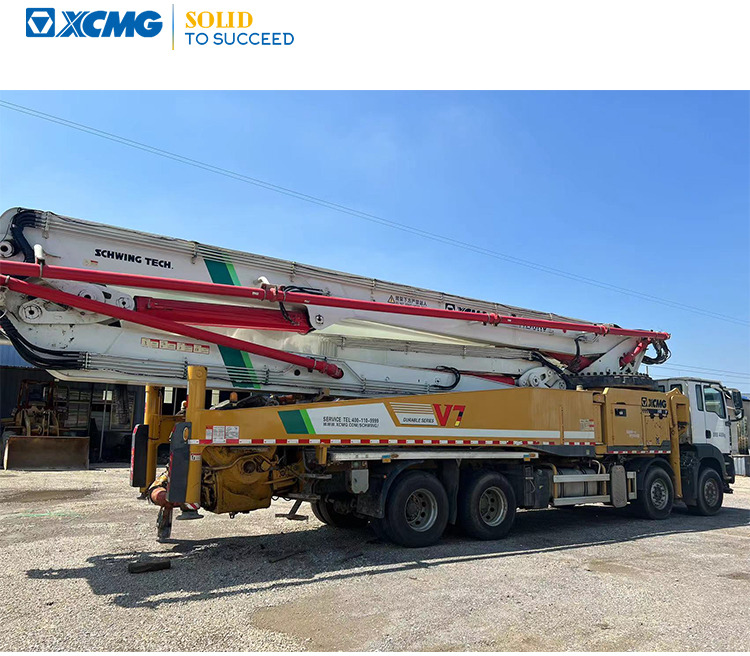 XCMG Official Concrete Machinery Second Hand HB62V 62m Used Mobile Concrete Pump for Sale - Betona sūknis: foto 1 XCMG Official Concrete Machinery Second Hand HB62V 62m Used Mobile Concrete Pump for Sale - Betona sūknis: foto 1