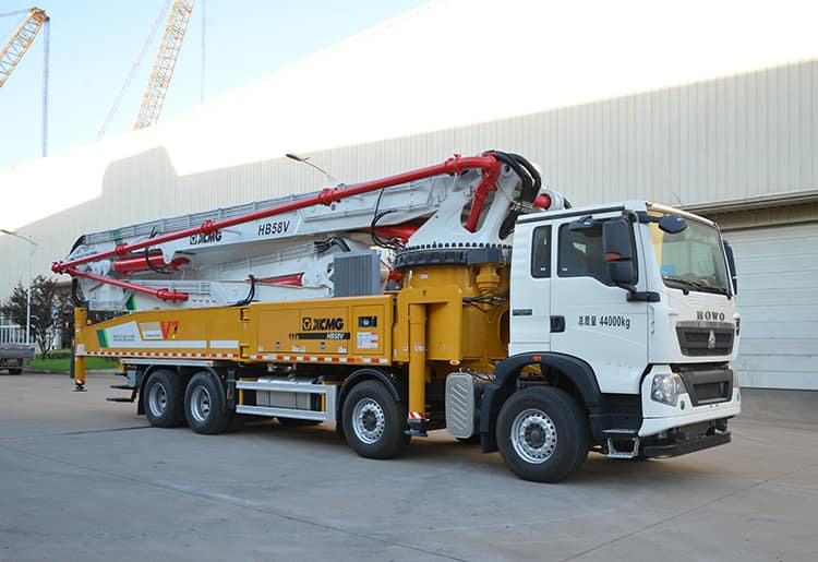 XCMG Official HB58V Cement Pump Machine 58m Used Concrete Pump Truck with Factory Price - Betona sūknis: foto 2 XCMG Official HB58V Cement Pump Machine 58m Used Concrete Pump Truck with Factory Price - Betona sūknis: foto 2