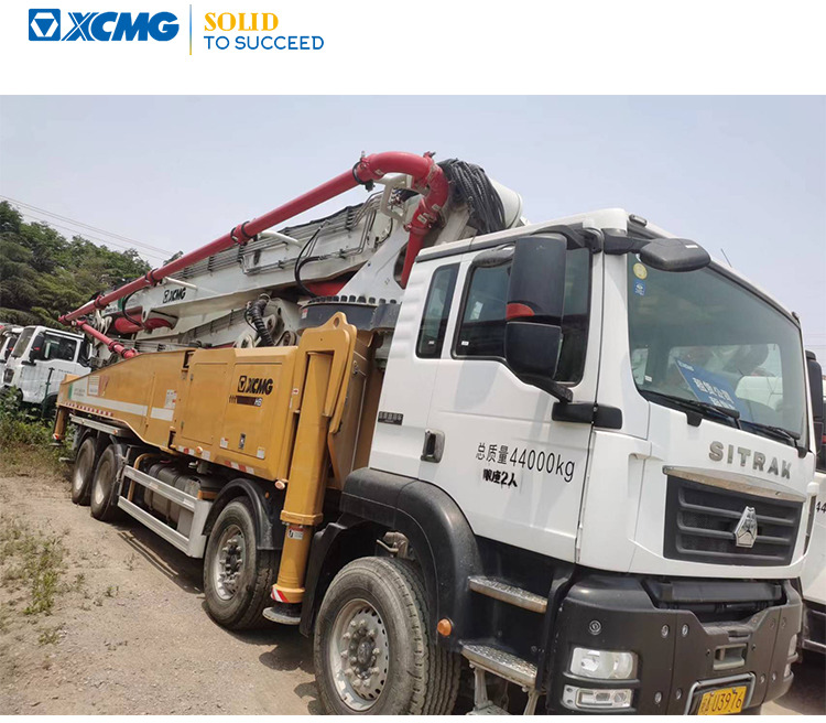 XCMG Official HB58V Cement Pump Machine 58m Used Concrete Pump Truck with Factory Price - Betona sūknis: foto 1 XCMG Official HB58V Cement Pump Machine 58m Used Concrete Pump Truck with Factory Price - Betona sūknis: foto 1