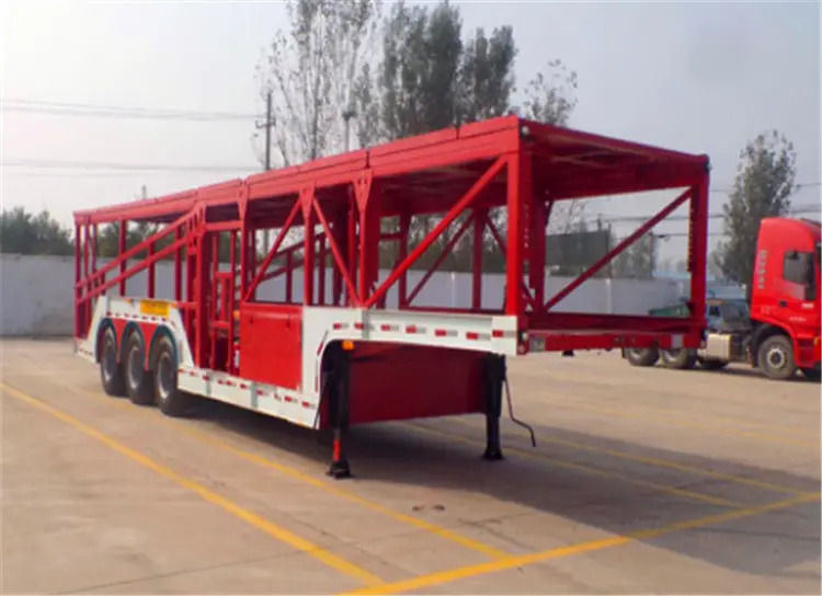 XCMG Official Manufacturer 3 Axles Car Transport Carrier Semi-Trailer for Sale - Puspiekabe autovedējs: foto 5 XCMG Official Manufacturer 3 Axles Car Transport Carrier Semi-Trailer for Sale - Puspiekabe autovedējs: foto 5