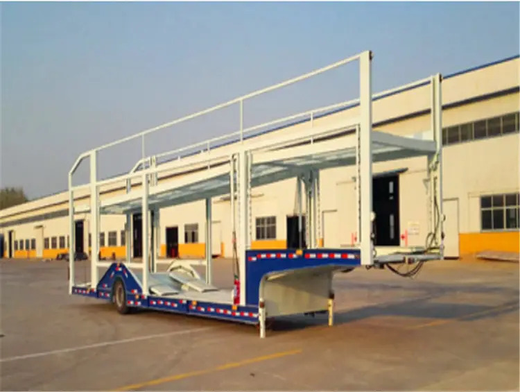 XCMG Official Manufacturer Flat Bed Container Car Transport Semi Truck Trailer - Puspiekabe autovedējs: foto 4 XCMG Official Manufacturer Flat Bed Container Car Transport Semi Truck Trailer - Puspiekabe autovedējs: foto 4