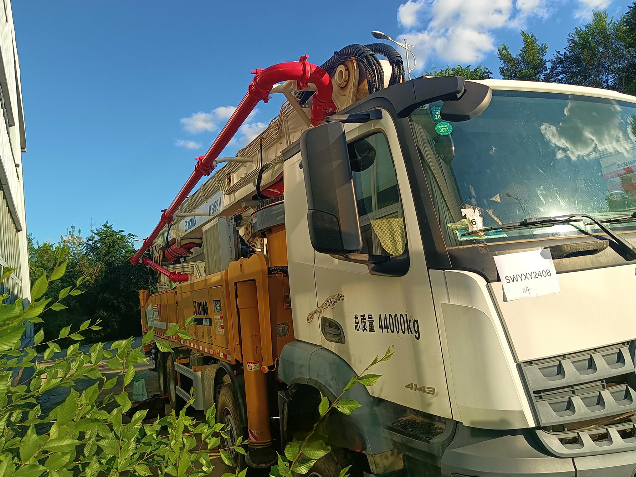 XCMG Official Schwing Concrete Pump HB58V 58m Mobile Hydraulic Used Concrete Pump Truck For Sale - Betona sūknis: foto 3 XCMG Official Schwing Concrete Pump HB58V 58m Mobile Hydraulic Used Concrete Pump Truck For Sale - Betona sūknis: foto 3