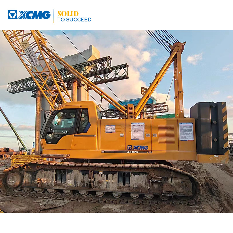 XCMG Official Used Mini Mobile Crane XGC75 75 Ton Crawler Crane With Cheap Price - Kāpurķēžu celtnis: foto 1 XCMG Official Used Mini Mobile Crane XGC75 75 Ton Crawler Crane With Cheap Price - Kāpurķēžu celtnis: foto 1