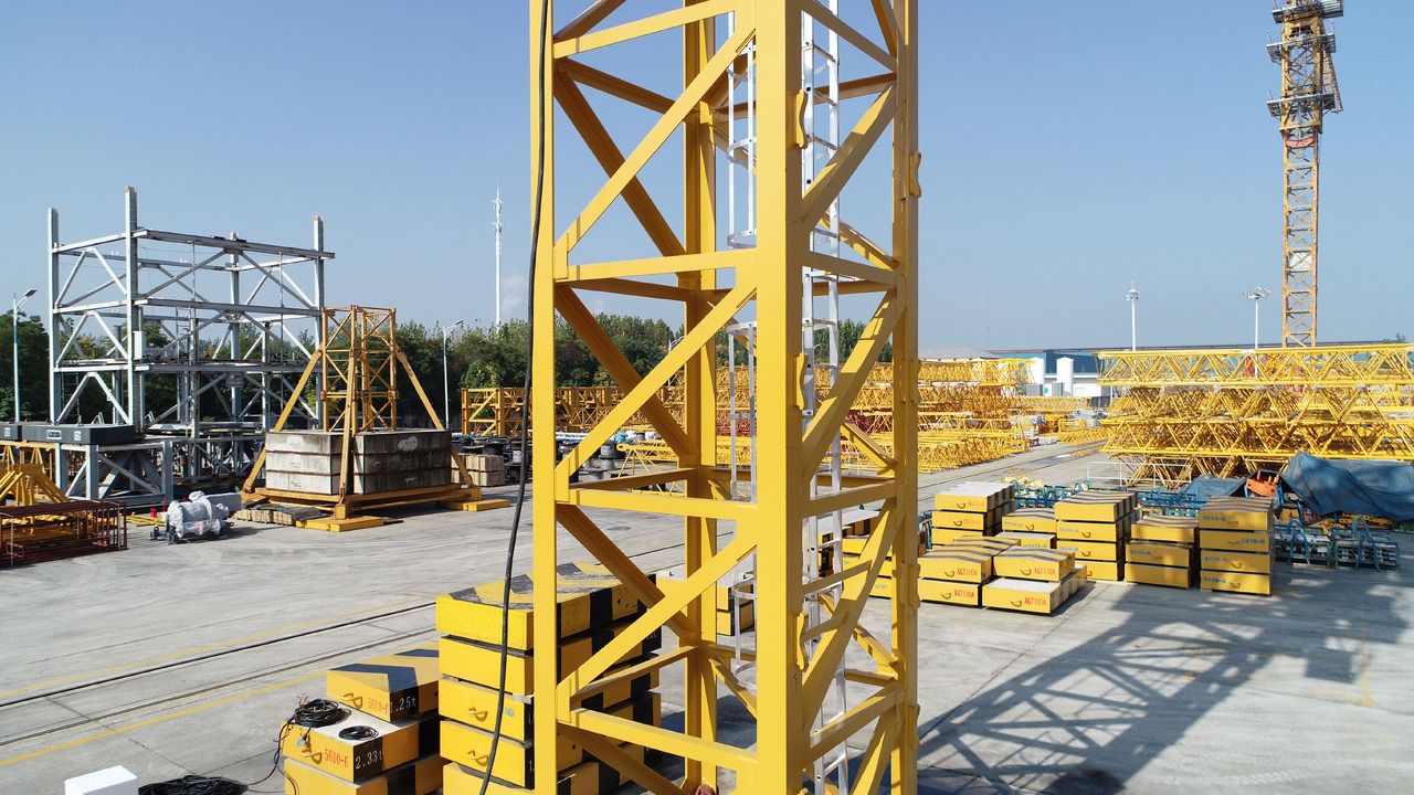 XCMG Official XGT6515B-10S 10Ton 60-meter Construction Buliding Flat Top Tower Crane In Stock - Torņa celtnis: foto 2 XCMG Official XGT6515B-10S 10Ton 60-meter Construction Buliding Flat Top Tower Crane In Stock - Torņa celtnis: foto 2