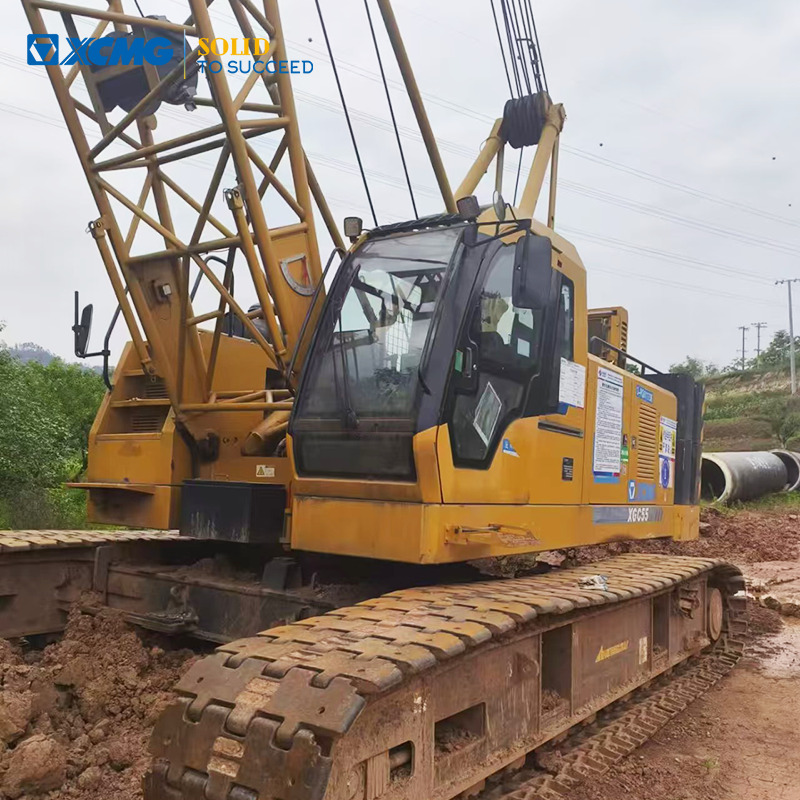 XCMG XGC55 55ton second hand 2021 crane with crawler for sale - Kāpurķēžu celtnis: foto 1 XCMG XGC55 55ton second hand 2021 crane with crawler for sale - Kāpurķēžu celtnis: foto 1