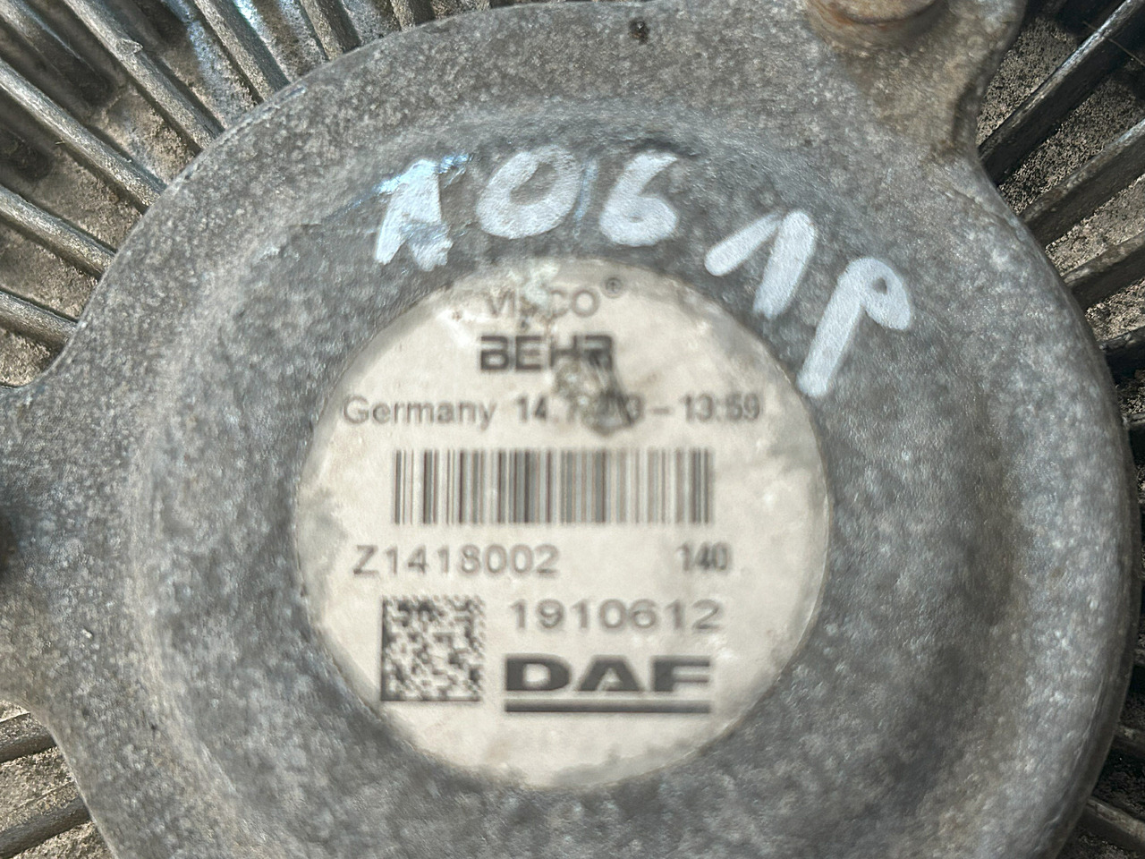 DAF VISCOTIC CLUTCH VISCO DAF XF 106 460 - Ventilators: foto 5 DAF VISCOTIC CLUTCH VISCO DAF XF 106 460 - Ventilators: foto 5