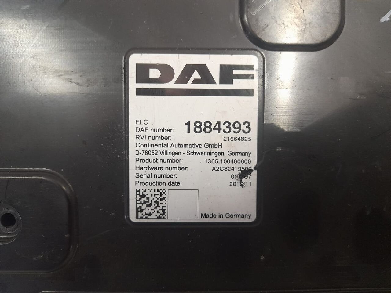 DAF XF 106 ELC DAF XF 106 truck - Elektroniskais vadības bloks (ECU) - Kravas automašīna: foto 2 DAF XF 106 ELC DAF XF 106 truck - Elektroniskais vadības bloks (ECU) - Kravas automašīna: foto 2