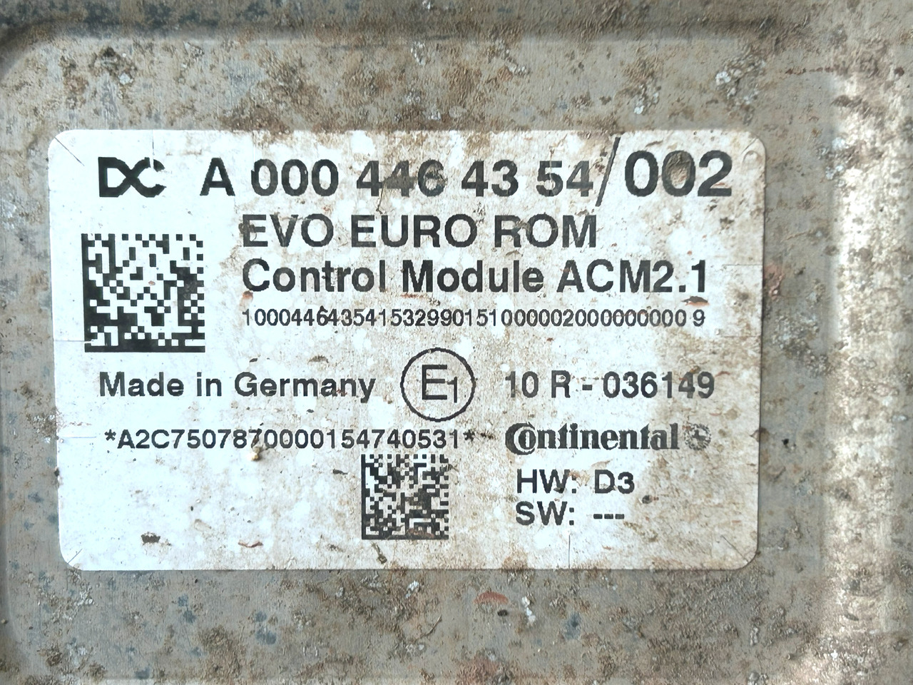 MERCEDES AROCS MP4 ACM 2.1 - Elektroniskais vadības bloks (ECU) - Kravas automašīna: foto 3 MERCEDES AROCS MP4 ACM 2.1 - Elektroniskais vadības bloks (ECU) - Kravas automašīna: foto 3