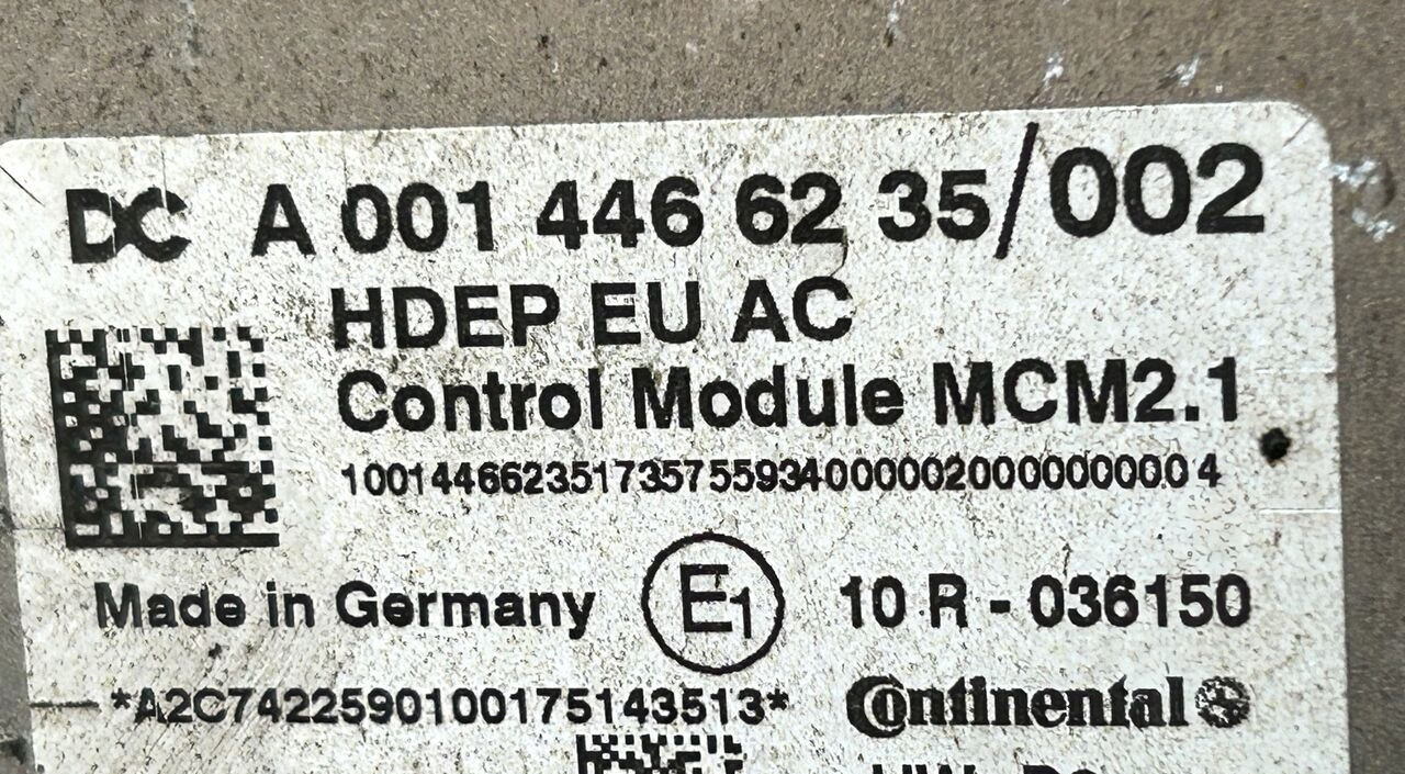 Mercedes-Benz MCM 2.1 A0014466235 Mercedes-Benz ACTROS MP4 truck - Elektroniskais vadības bloks (ECU) - Kravas automašīna: foto 4 Mercedes-Benz MCM 2.1 A0014466235 Mercedes-Benz ACTROS MP4 truck - Elektroniskais vadības bloks (ECU) - Kravas automašīna: foto 4