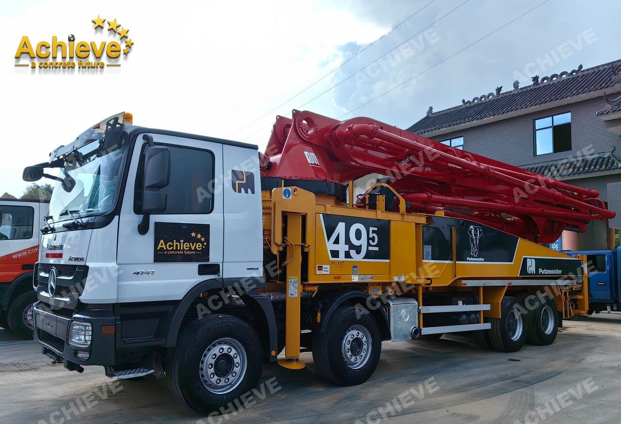 PUTZMEISTER Mercedes-Benz 4141 Putzmeister 49.5M 【ACHIEVE】TOP CONDITION!!! - Betona sūknis: foto 4 PUTZMEISTER Mercedes-Benz 4141 Putzmeister 49.5M 【ACHIEVE】TOP CONDITION!!! - Betona sūknis: foto 4