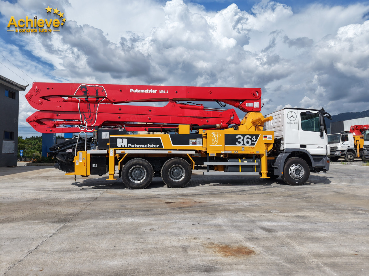 PUTZMEISTER Mercedes-Benz M36-4 2018 ACTROS 3341【ACHIEVE】TOP CONDITION!!! - Betona sūknis: foto 5 PUTZMEISTER Mercedes-Benz M36-4 2018 ACTROS 3341【ACHIEVE】TOP CONDITION!!! - Betona sūknis: foto 5