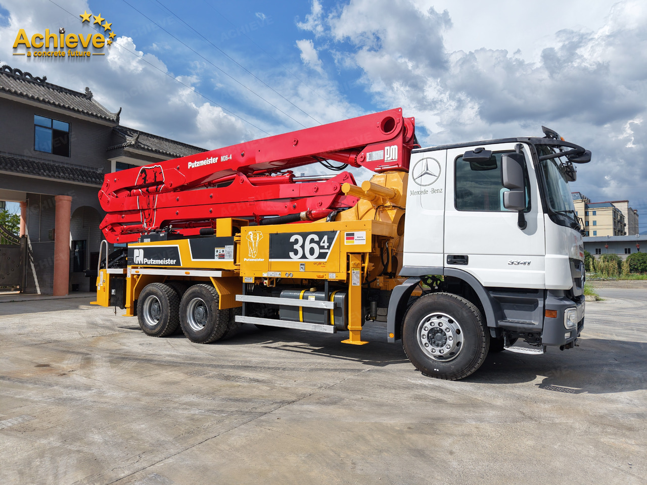PUTZMEISTER Mercedes-Benz M36-4 2018 ACTROS 3341【ACHIEVE】TOP CONDITION!!! - Betona sūknis: foto 3 PUTZMEISTER Mercedes-Benz M36-4 2018 ACTROS 3341【ACHIEVE】TOP CONDITION!!! - Betona sūknis: foto 3