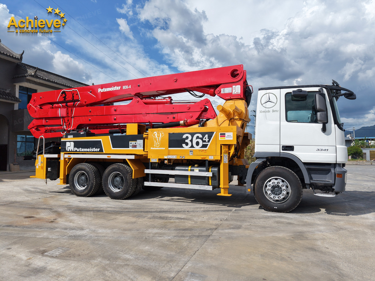 PUTZMEISTER Mercedes-Benz M36-4 2018 ACTROS 3341【ACHIEVE】TOP CONDITION!!! - Betona sūknis: foto 4 PUTZMEISTER Mercedes-Benz M36-4 2018 ACTROS 3341【ACHIEVE】TOP CONDITION!!! - Betona sūknis: foto 4