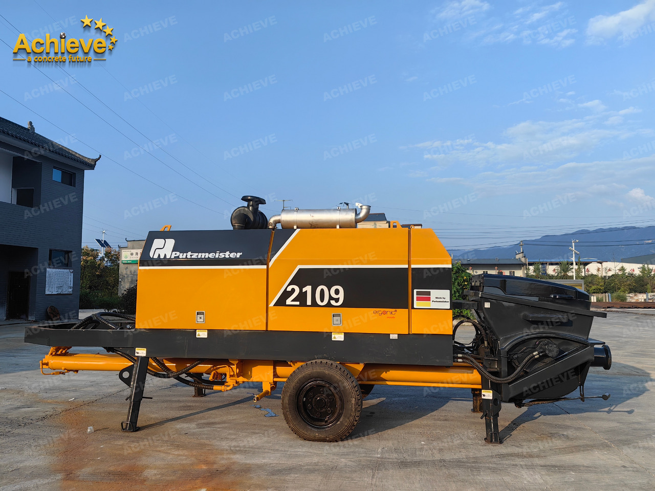 Putzmeister 2013 putzmeist BSA2109H-D Stationary concrete pump【ACHIEVE】TOP CONDITION!!! - Stacionārais betona sūknis: foto 1 Putzmeister 2013 putzmeist BSA2109H-D Stationary concrete pump【ACHIEVE】TOP CONDITION!!! - Stacionārais betona sūknis: foto 1