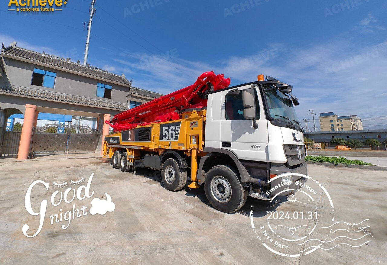 Betona sūknis Putzmeister Putzmeister  M56-4RZ Actros 4141Mercedes-Benz Concrete pump truck 【ACHIEVE】TOP CONDITION!!!: foto 15