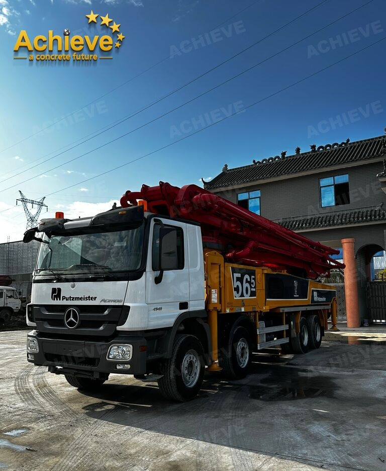 Betona sūknis Putzmeister Putzmeister  M56-4RZ Actros 4141Mercedes-Benz Concrete pump truck 【ACHIEVE】TOP CONDITION!!!: foto 23
