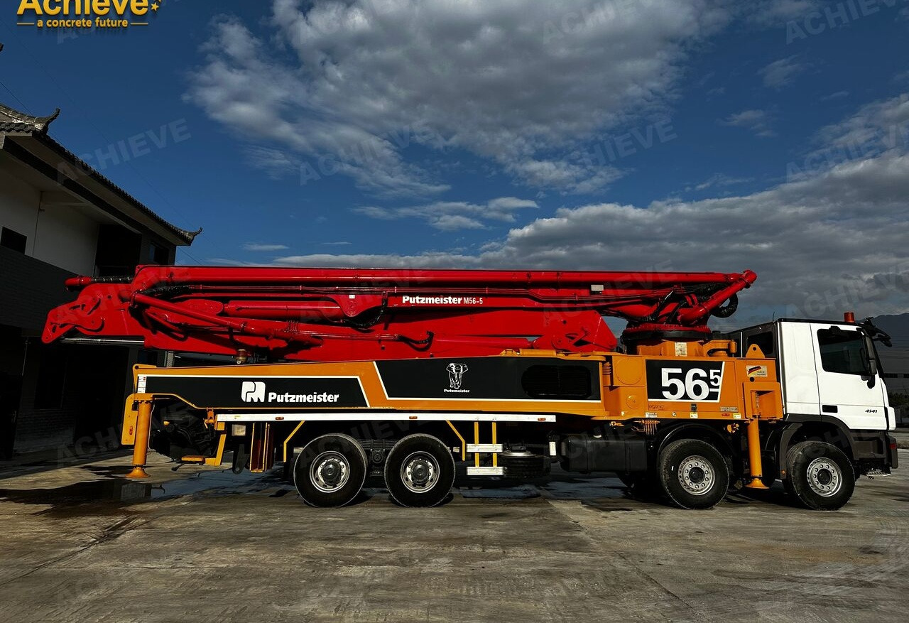 Betona sūknis Putzmeister Putzmeister  M56-4RZ Actros 4141Mercedes-Benz Concrete pump truck 【ACHIEVE】TOP CONDITION!!!: foto 17