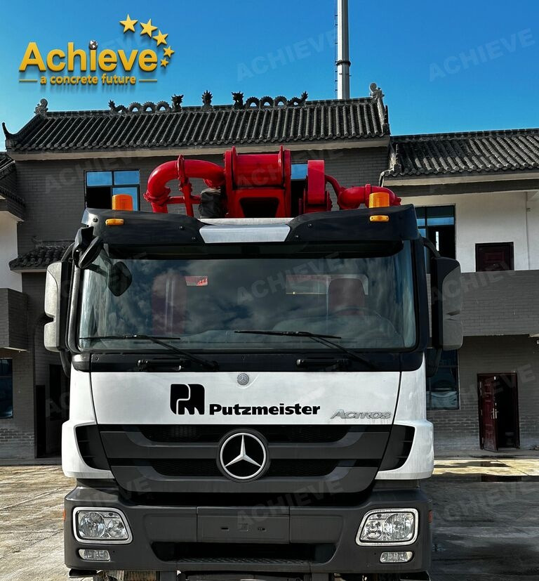 Betona sūknis Putzmeister Putzmeister  M56-4RZ Actros 4141Mercedes-Benz Concrete pump truck 【ACHIEVE】TOP CONDITION!!!: foto 22