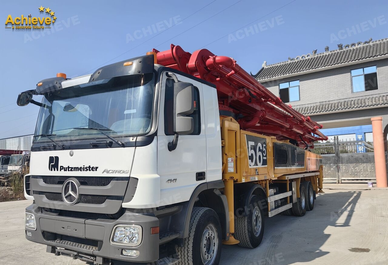 Betona sūknis Putzmeister Putzmeister  M56-4RZ Actros 4141Mercedes-Benz Concrete pump truck 【ACHIEVE】TOP CONDITION!!!: foto 6