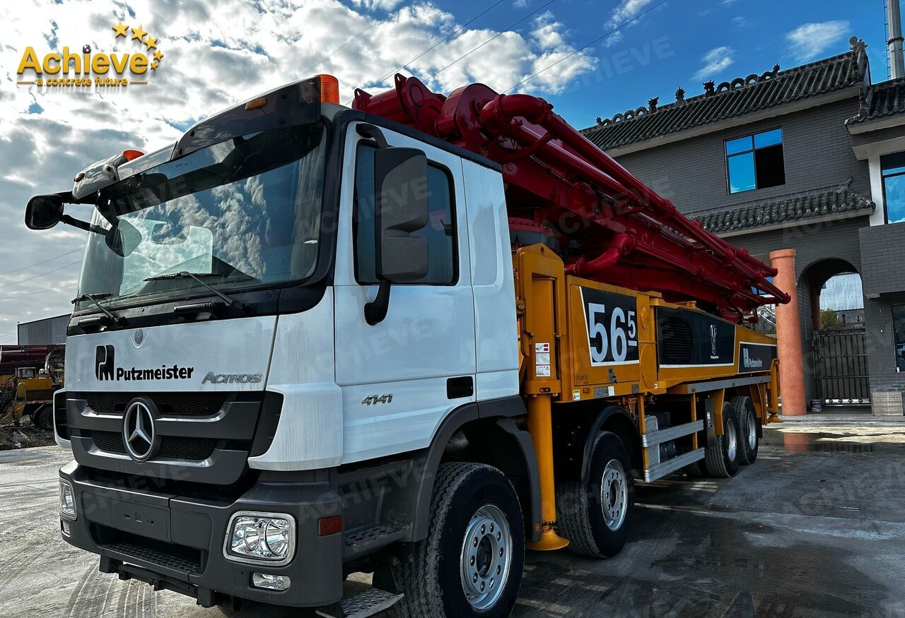 Betona sūknis Putzmeister Putzmeister  M56-4RZ Actros 4141Mercedes-Benz Concrete pump truck 【ACHIEVE】TOP CONDITION!!!: foto 16