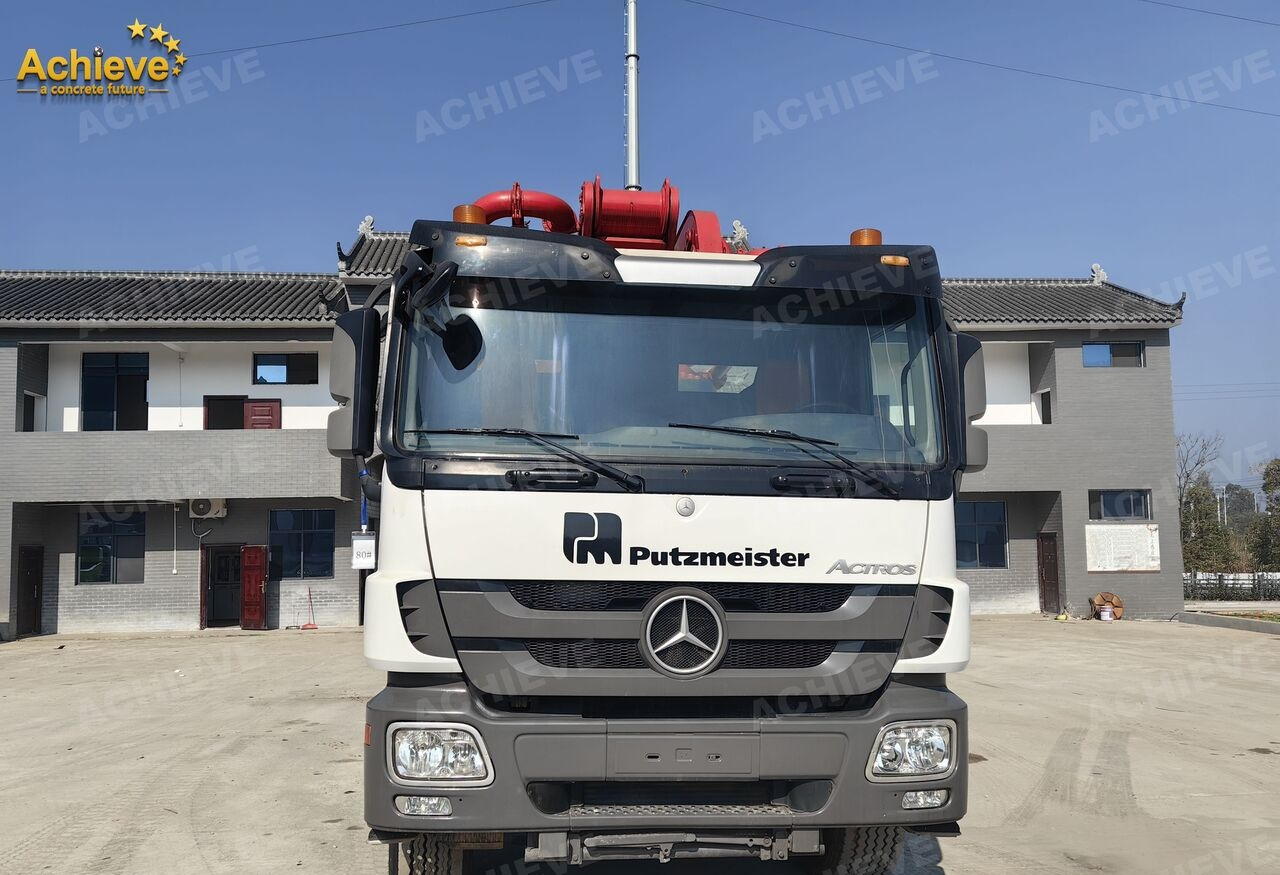 Betona sūknis Putzmeister Putzmeister  M56-4RZ Actros 4141Mercedes-Benz Concrete pump truck 【ACHIEVE】TOP CONDITION!!!: foto 7