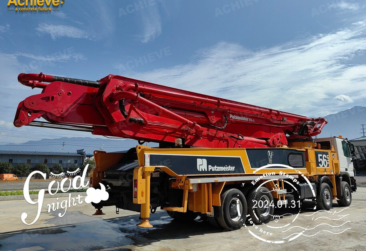 Betona sūknis Putzmeister Putzmeister  M56-4RZ Actros 4141Mercedes-Benz Concrete pump truck 【ACHIEVE】TOP CONDITION!!!: foto 11