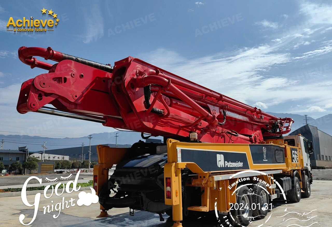 Betona sūknis Putzmeister Putzmeister  M56-4RZ Actros 4141Mercedes-Benz Concrete pump truck 【ACHIEVE】TOP CONDITION!!!: foto 8