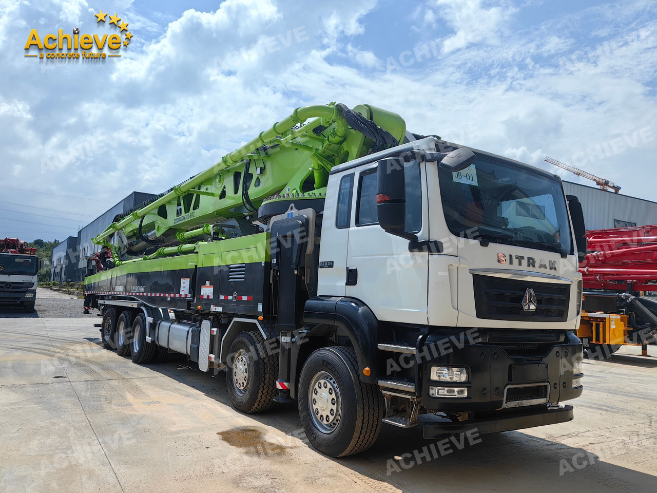 Zoomlion Zoomlion 70M 70X-6RZ Concrete pump truck ACTROS 4141 【ACHIEVE】TOP CONDITION!!! - Betona sūknis: foto 1 Zoomlion Zoomlion 70M 70X-6RZ Concrete pump truck ACTROS 4141 【ACHIEVE】TOP CONDITION!!! - Betona sūknis: foto 1