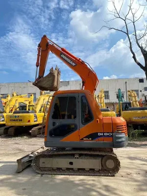 8 Ton Small Excavator Korean Excavator Doosan Dx80 for Sale - Kāpurķēžu ekskavators: foto 1 8 Ton Small Excavator Korean Excavator Doosan Dx80 for Sale - Kāpurķēžu ekskavators: foto 1