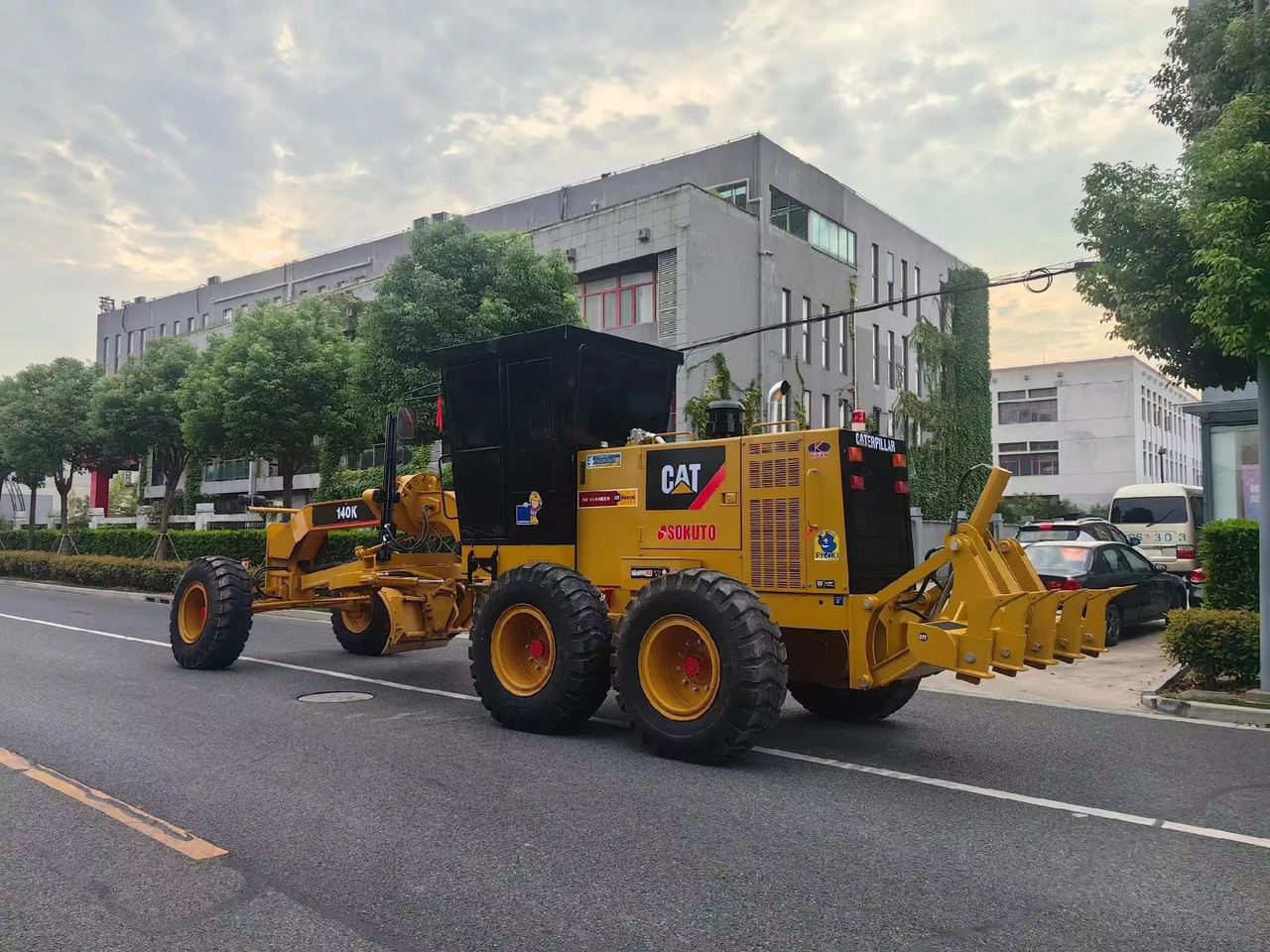 Caterpillar 140K Motor Grader Road Construction Machine - Greiders: foto 4 Caterpillar 140K Motor Grader Road Construction Machine - Greiders: foto 4