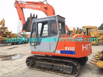 Cheap 6 Ton Mini Excavator Hitachii Ex60 Small Excavator on Sale - Kāpurķēžu ekskavators: foto 1 Cheap 6 Ton Mini Excavator Hitachii Ex60 Small Excavator on Sale - Kāpurķēžu ekskavators: foto 1