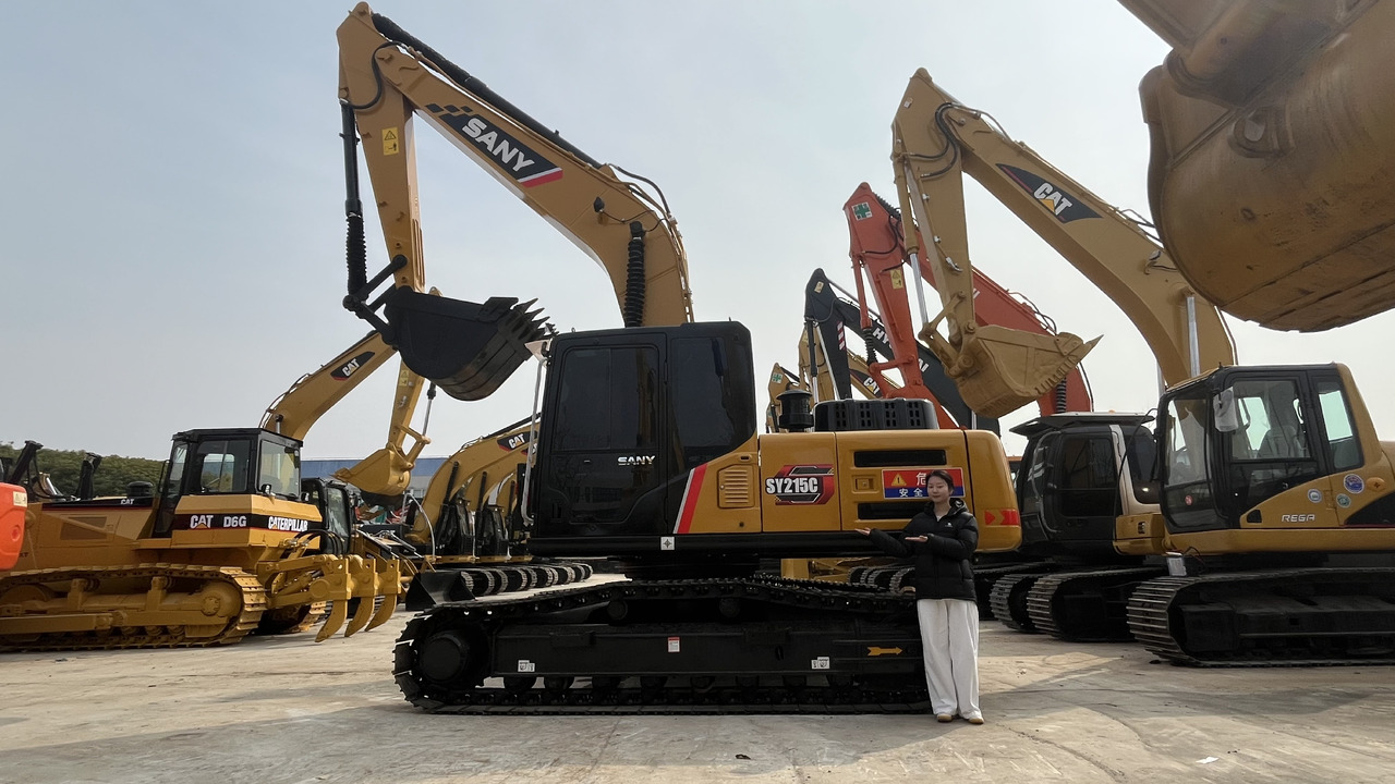 SANY 21.5Ton Used Excavator Chinese Brand SANY SY215C Excavator for Sale - Kāpurķēžu ekskavators: foto 2 SANY 21.5Ton Used Excavator Chinese Brand SANY SY215C Excavator for Sale - Kāpurķēžu ekskavators: foto 2