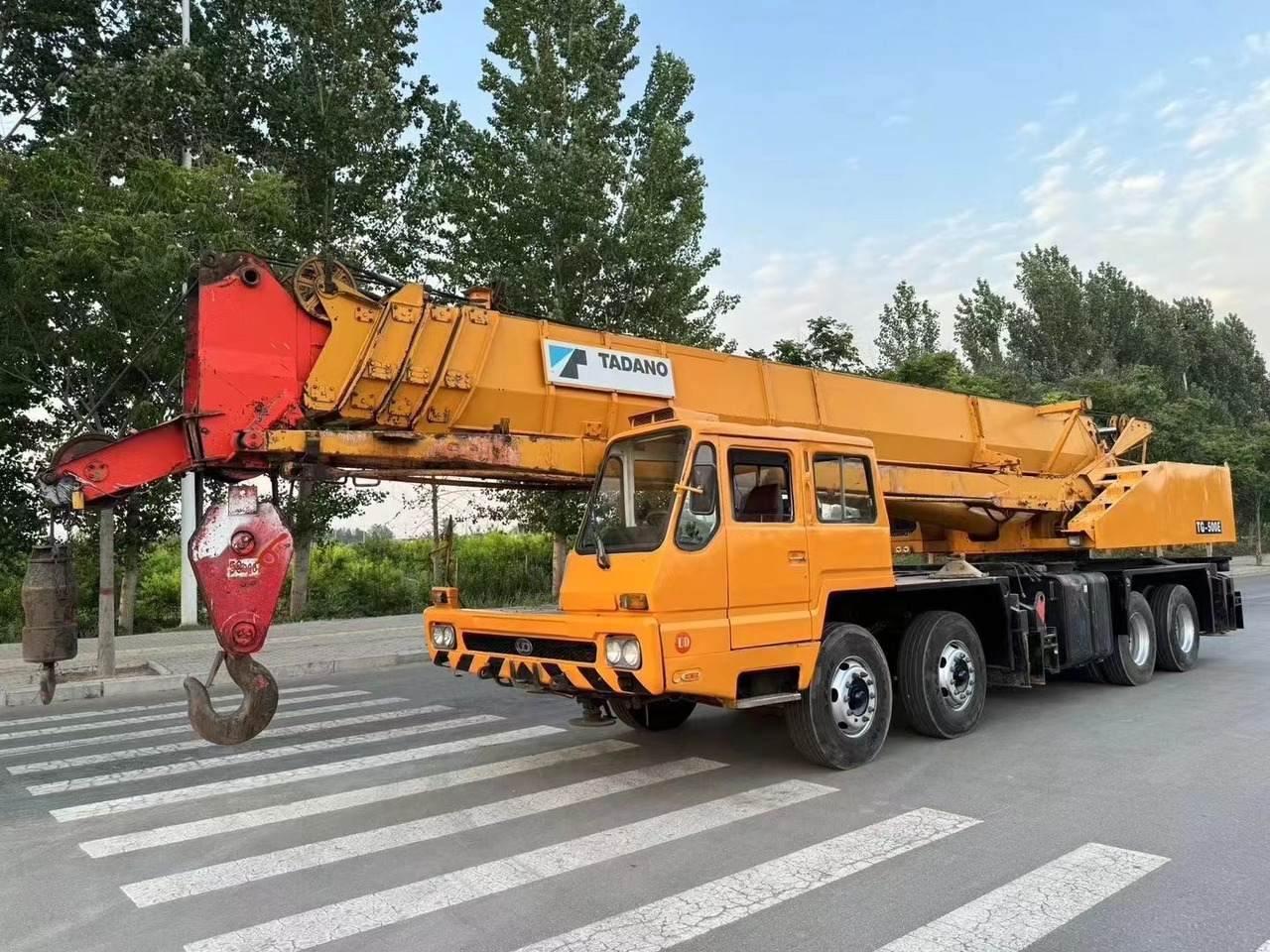 TADANO TG500E Good Condition 50 ton Truck Crane - Autoceltnis: foto 1 TADANO TG500E Good Condition 50 ton Truck Crane - Autoceltnis: foto 1