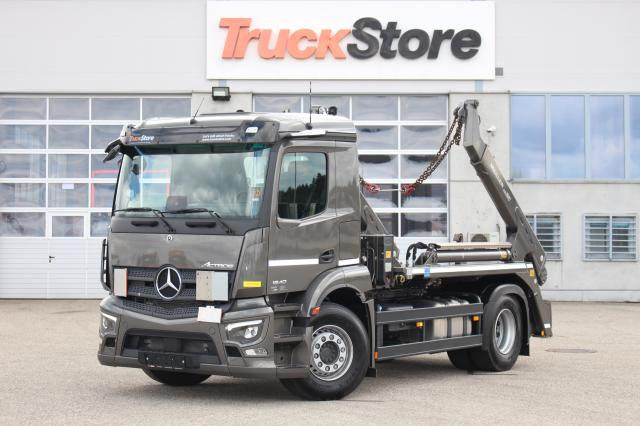 Mercedes-Benz Actros 1840L ABSETZER - Būvgružu konteineru vedējs: foto 1 Mercedes-Benz Actros 1840L ABSETZER - Būvgružu konteineru vedējs: foto 1
