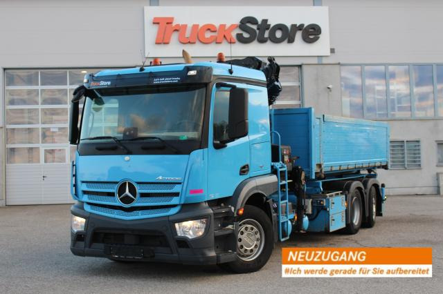 Mercedes-Benz Actros 2540L HIAB 188 - Kravas automašīna pašizgāzējs, Kravas auto ar manipulatoru: foto 1 Mercedes-Benz Actros 2540L HIAB 188 - Kravas automašīna pašizgāzējs, Kravas auto ar manipulatoru: foto 1