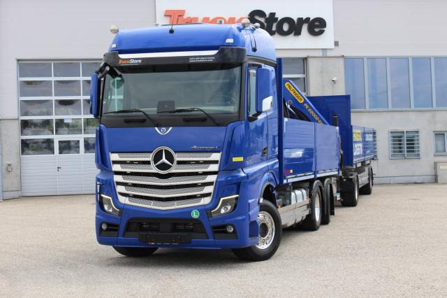 Mercedes-Benz Actros 2551LL PK22002 - Bortu kravas automašīna/ Platforma, Kravas auto ar manipulatoru: foto 1 Mercedes-Benz Actros 2551LL PK22002 - Bortu kravas automašīna/ Platforma, Kravas auto ar manipulatoru: foto 1