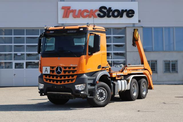 Mercedes-Benz Arocs 3353K ABSETZER - Būvgružu konteineru vedējs: foto 1 Mercedes-Benz Arocs 3353K ABSETZER - Būvgružu konteineru vedējs: foto 1