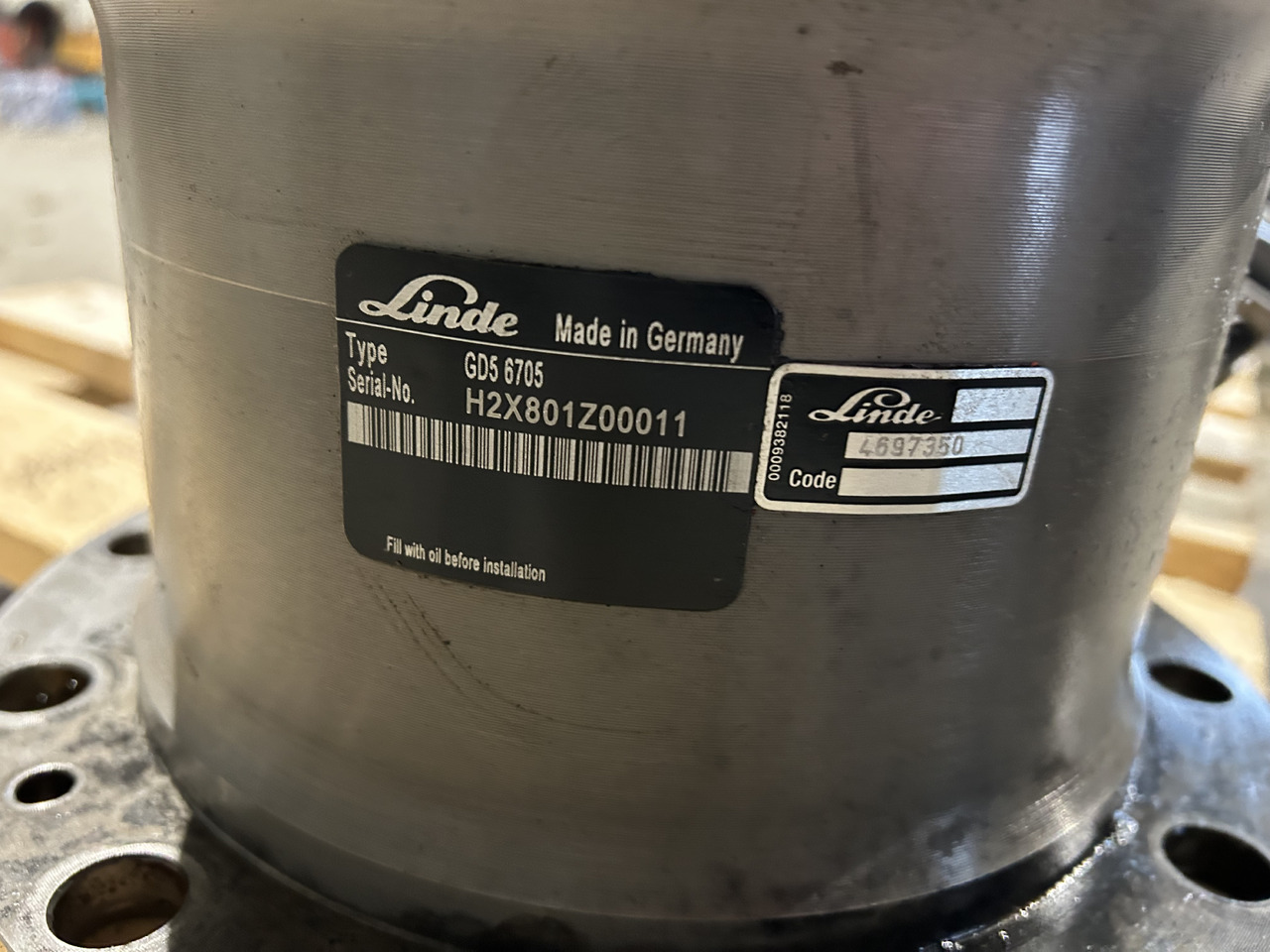 LINDE GD5 - Pagrieziena reduktors - Ekskavators: foto 1 LINDE GD5 - Pagrieziena reduktors - Ekskavators: foto 1