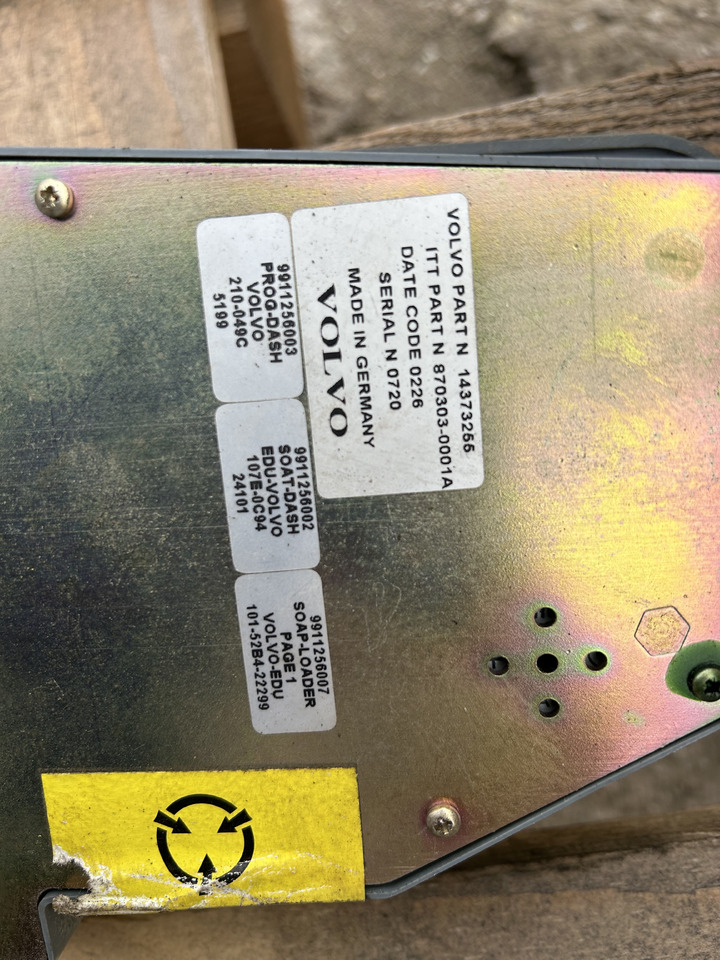 Volvo EW140 - Elektroniskais vadības bloks (ECU) - Riteņu ekskavators: foto 3 Volvo EW140 - Elektroniskais vadības bloks (ECU) - Riteņu ekskavators: foto 3