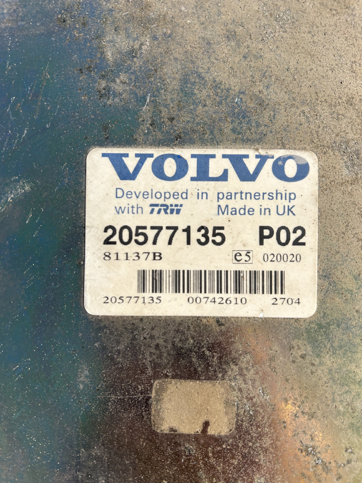 Volvo EW160B - Elektroniskais vadības bloks (ECU) - Riteņu ekskavators: foto 4 Volvo EW160B - Elektroniskais vadības bloks (ECU) - Riteņu ekskavators: foto 4