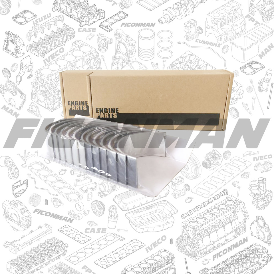 FPT IVECO CASE Cursor13 F3BE0684A B001 504003647 CONNECTING ROD BEARING 2992162/2992163/2992164/2992165 - Dzinēja gultnis - Kravas automašīna: foto 1 FPT IVECO CASE Cursor13 F3BE0684A B001 504003647 CONNECTING ROD BEARING 2992162/2992163/2992164/2992165 - Dzinēja gultnis - Kravas automašīna: foto 1